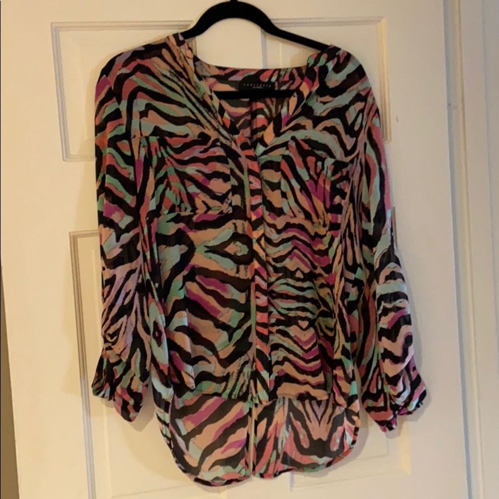Like New multi color Long sleeve top